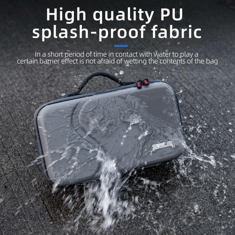 For DJI Neo STARTRC Shoulder PU Storage Bag Handbag, Compatible With RC2 (Grey) - Cases & Bags by STARTRC | Online Shopping UK | buy2fix