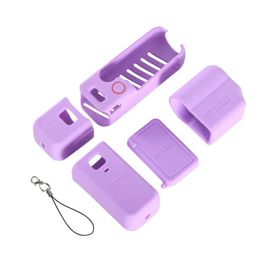 For DJI OSMO Pocket 3 STARTRC 5 in 1 Body Lens Handle Screen Silicone TPU Case (Purple) - Case & Bags by STARTRC | Online Shopping UK | buy2fix