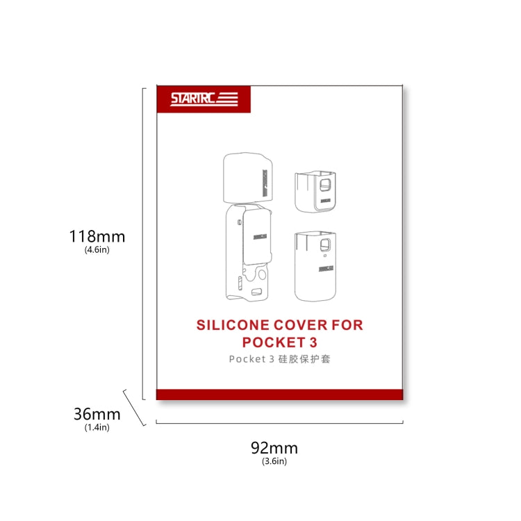 For DJI OSMO Pocket 3 STARTRC 5 in 1 Body Lens Handle Screen Silicone TPU Case (Purple) - Case & Bags by STARTRC | Online Shopping UK | buy2fix