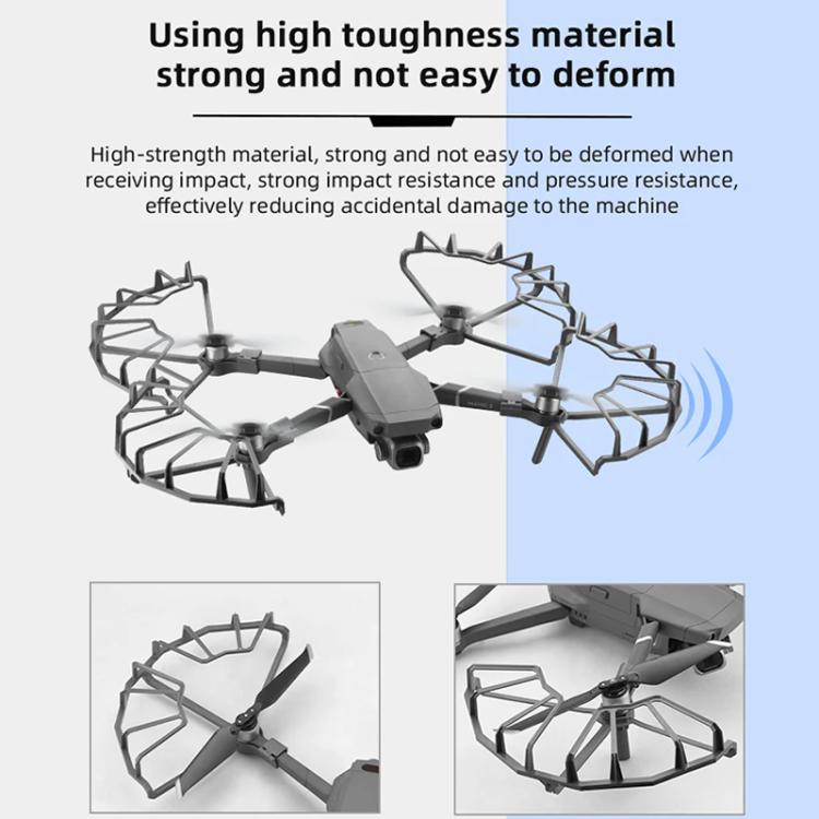 For DJI Mavic 2 Pro / 2 Zoom BRDRC Drone Propeller Surround Protective Guard Anti-collision Ring (Grey) - Holder Series by BRDRC | Online Shopping UK | buy2fix