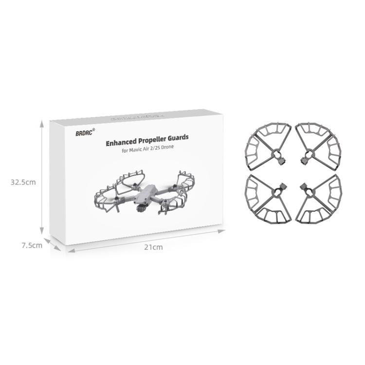 For DJI Air 2S / Mavic Air 2 BRDRC Drone Propeller Protective Guard Anti-collision Ring (Grey) - Other by BRDRC | Online Shopping UK | buy2fix