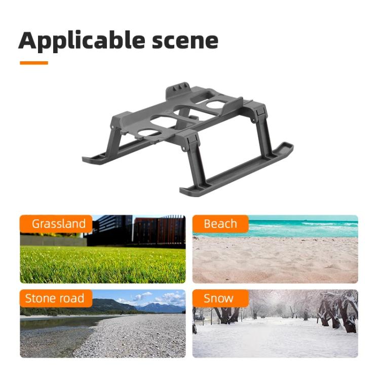 For DJI Mavic 2 BRDRC Sled Folding Heightened Landing Gear Training Rack (Grey) - Holder Series by BRDRC | Online Shopping UK | buy2fix