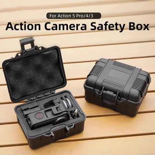For DJI OSMO Action 5 Pro / 4 / 3 Camera Hard Storage Box Bag Protective Case (Black) - Case & Bags by BRDRC | Online Shopping UK | buy2fix