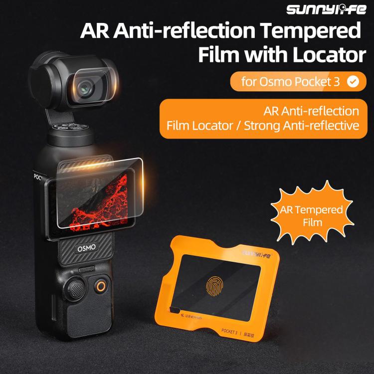 For DJI Osmo Pocket 3 Sunnylife Screen Protector AR Anti-reflection Tempered Glass Film with Film Locator - Protective Film & Stickers by Sunnylife | Online Shopping UK | buy2fix