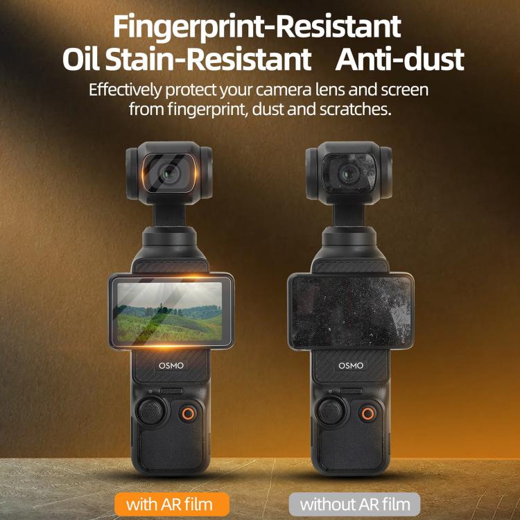 For DJI Osmo Pocket 3 Sunnylife Screen Protector AR Anti-reflection Tempered Glass Film with Film Locator - Protective Film & Stickers by Sunnylife | Online Shopping UK | buy2fix