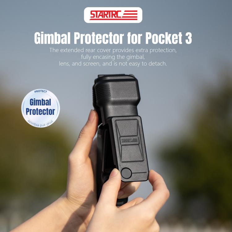 For DJI Osmo Pocket 3 STARTRC Gimbal Protective Cover Camera Lens Protective Case (Black) - Case & Bags by STARTRC | Online Shopping UK | buy2fix