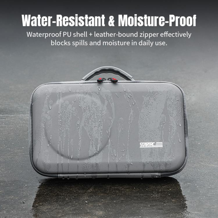 For DJI Osmo 360 STARTRC Full Kit Portable Handbag Shoulder PU Storage Bag (Grey) - Case & Bags by STARTRC | Online Shopping UK | buy2fix