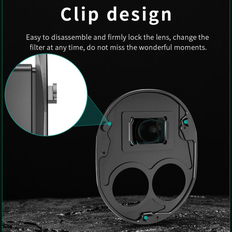 For DJI Mavic 4 Pro STARTRC Drone Wide-Angle Lens Filter (Black) - Lens Filter by STARTRC | Online Shopping UK | buy2fix