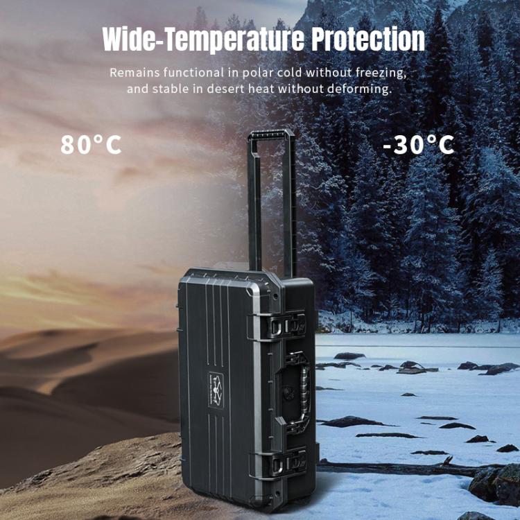 Portable Box Sealed Waterproof Trolley Suitcase For DJI Mavic 4 Pro / Mavic 3 / Air 3 (Black) - Backpacks & Bags by STARTRC | Online Shopping UK | buy2fix