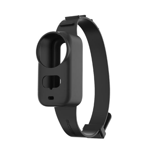 For DJI Osmo Nano Sunnylife Wristband Expansion Band Silicone Protective Cover Backpack Bicycle Strap Cat Collar (Black) - Case & Bags by Sunnylife | Online Shopping UK | buy2fix