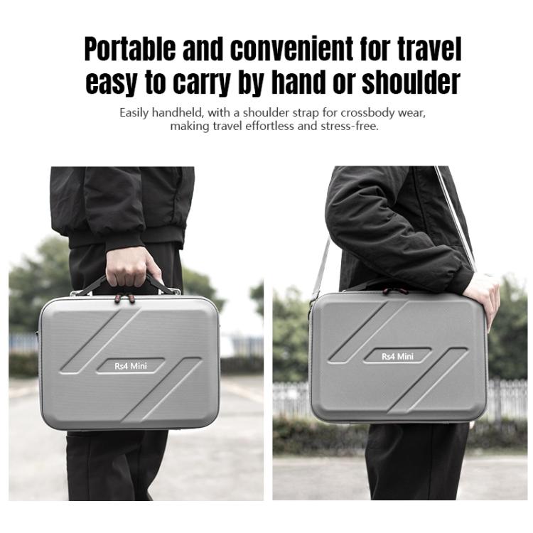 For DJI RS 4 Mini STARTRC Storage Case Box Suitcase (Dark Gray) - by STARTRC | Online Shopping UK | buy2fix