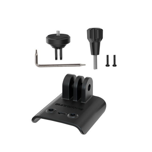 For DJI Avata 2 Sunnylife Action Camera Holder Mount Drone Light Bracket (Black) by Sunnylife