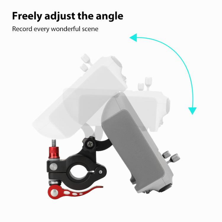 For DJI RC2 Sunnylife Remote Control Shooting Camera Bicycle Clip Mount (Black) - Holder Series by Sunnylife | Online Shopping UK | buy2fix