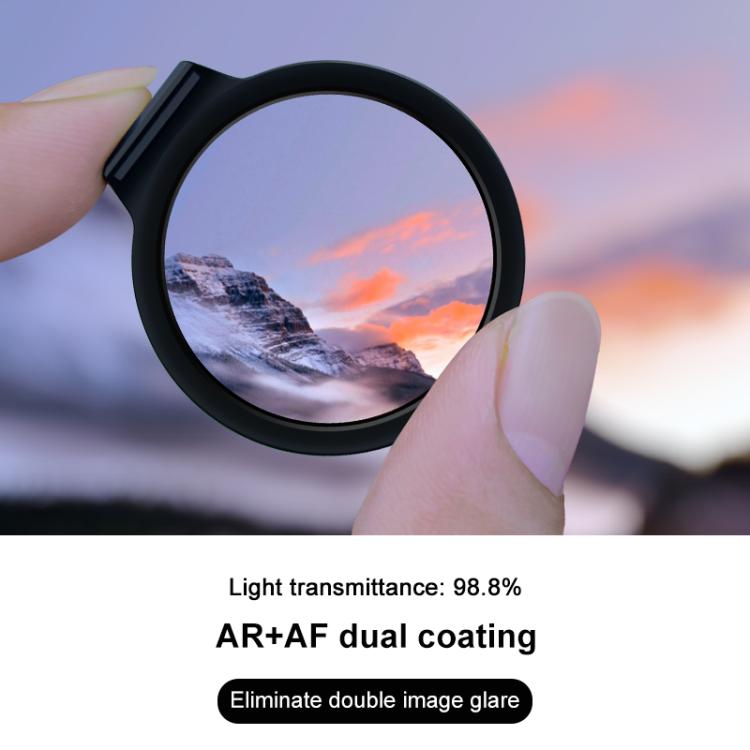 For DJI Osmo 360 Camera Optical Tempered Glass Cover Protective Lens Guard (Black) - Other by buy2fix | Online Shopping UK | buy2fix