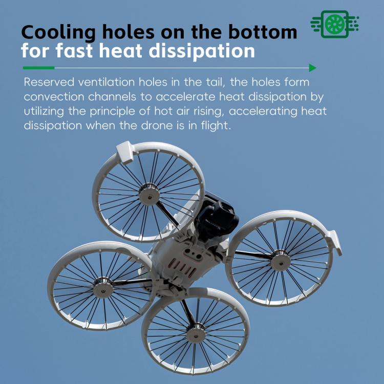 For DJI Flip STARTRC Battery Quick-release Flying Tail Cover (Grey) - Others by STARTRC | Online Shopping UK | buy2fix