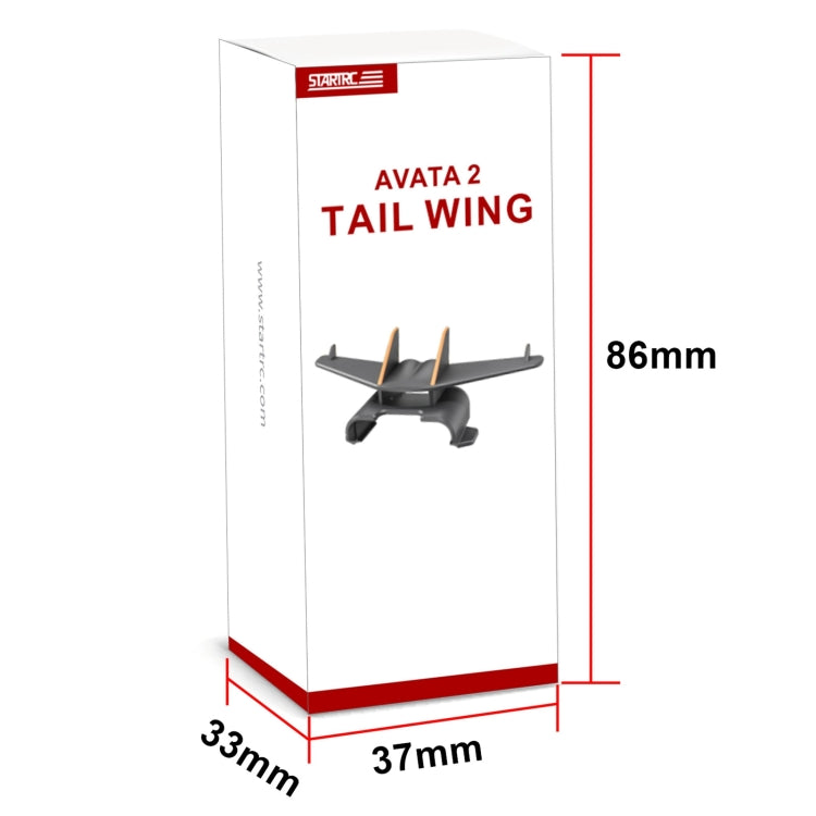 For DJI Avata 2 STARTRC Battery Quick-release Flying Tail Cover (Black) by STARTRC