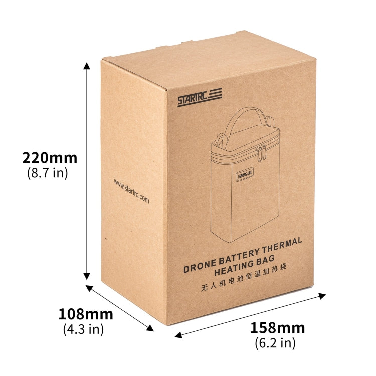 STARTRC V2 Battery Constant Temperature Heating Bag For DJI Drone Battery (Black) by STARTRC