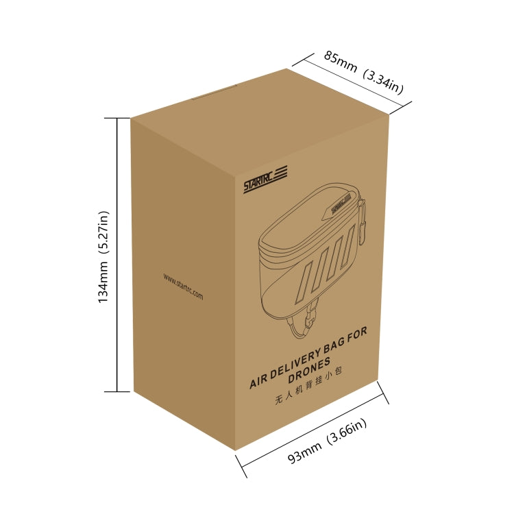 STARTRC Backpack Back-hanging Small Bag For DJI Avata / Air Series / Mavic Series (Grey) by STARTRC