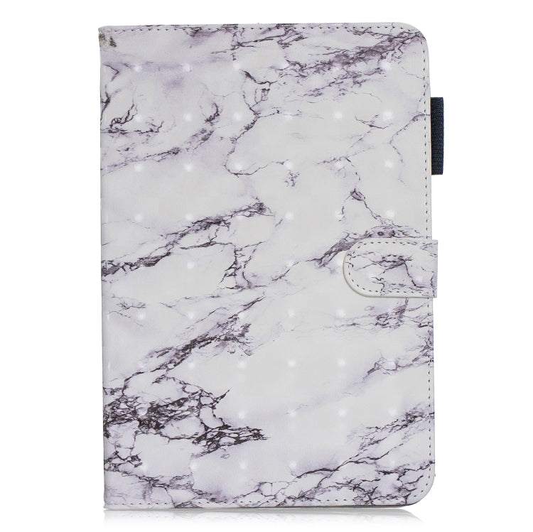 3D Horizontal Flip Leather Case with Holder & Card Slots For Galaxy Tab A 8 (2019)(White Marble) - Tab A 8.0 & S Pen (2019) P200/P205 by buy2fix | Online Shopping UK | buy2fix