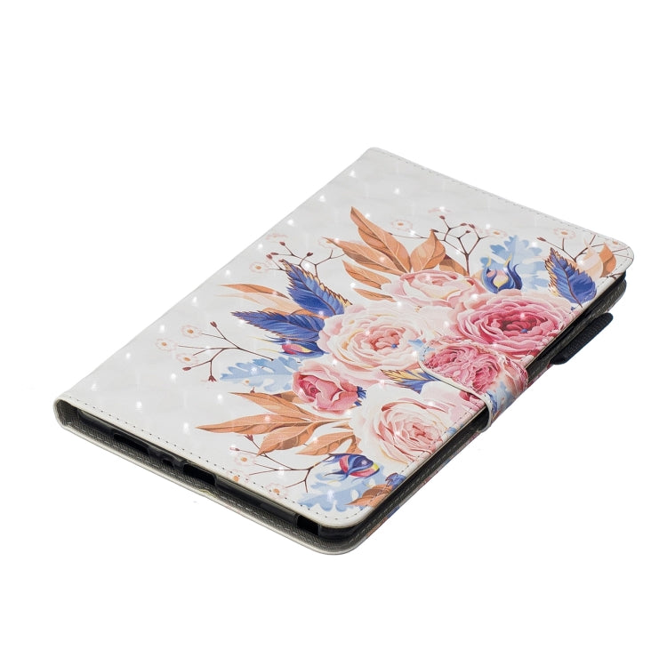 3D Horizontal Flip Leather Case with Holder & Card Slots For Galaxy Tab A 8 (2019)(Sun Flower) - Tab A 8.0 & S Pen (2019) P200/P205 by buy2fix | Online Shopping UK | buy2fix
