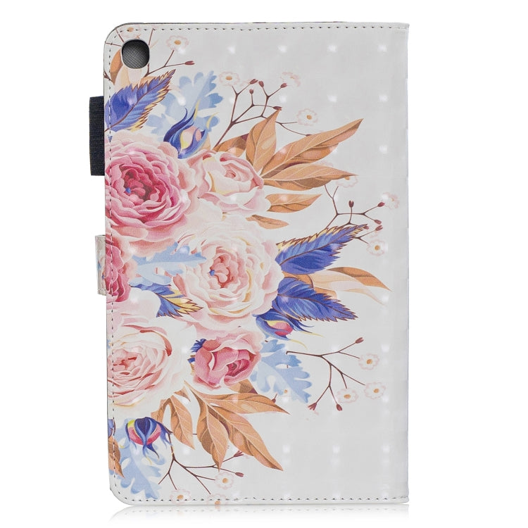 3D Horizontal Flip Leather Case with Holder & Card Slots For Galaxy Tab A 8 (2019)(Sun Flower) - Tab A 8.0 & S Pen (2019) P200/P205 by buy2fix | Online Shopping UK | buy2fix