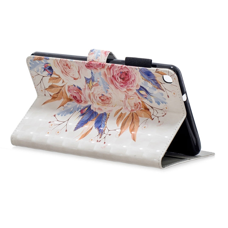 3D Horizontal Flip Leather Case with Holder & Card Slots For Galaxy Tab A 8 (2019)(Sun Flower) - Tab A 8.0 & S Pen (2019) P200/P205 by buy2fix | Online Shopping UK | buy2fix