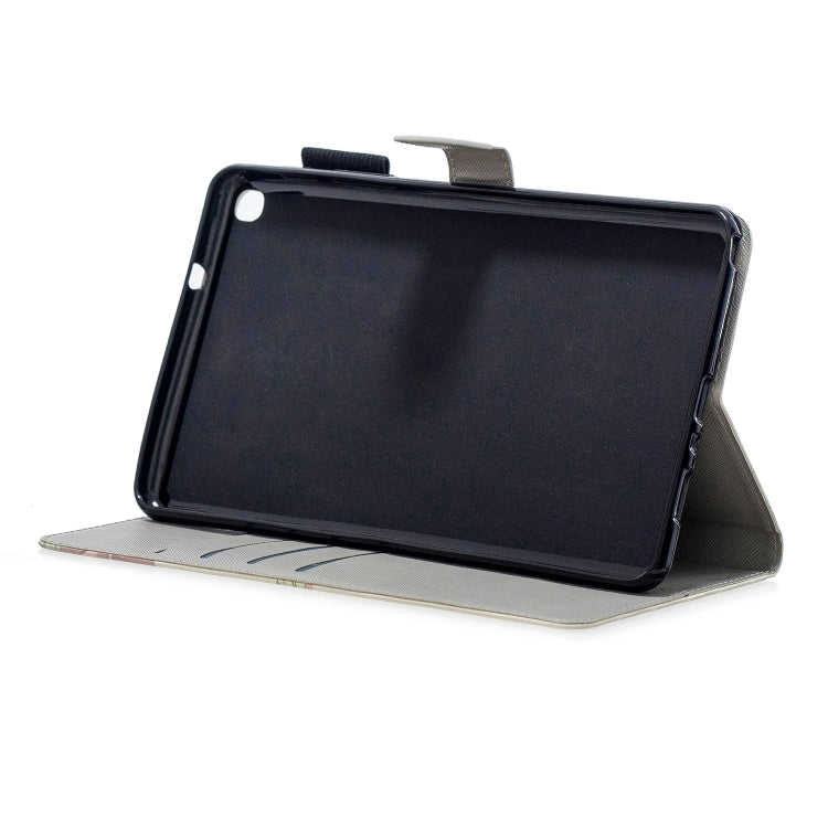 3D Horizontal Flip Leather Case with Holder & Card Slots For Galaxy Tab A 8 (2019)(Flower Butterfly) - Tab A 8.0 & S Pen (2019) P200/P205 by buy2fix | Online Shopping UK | buy2fix
