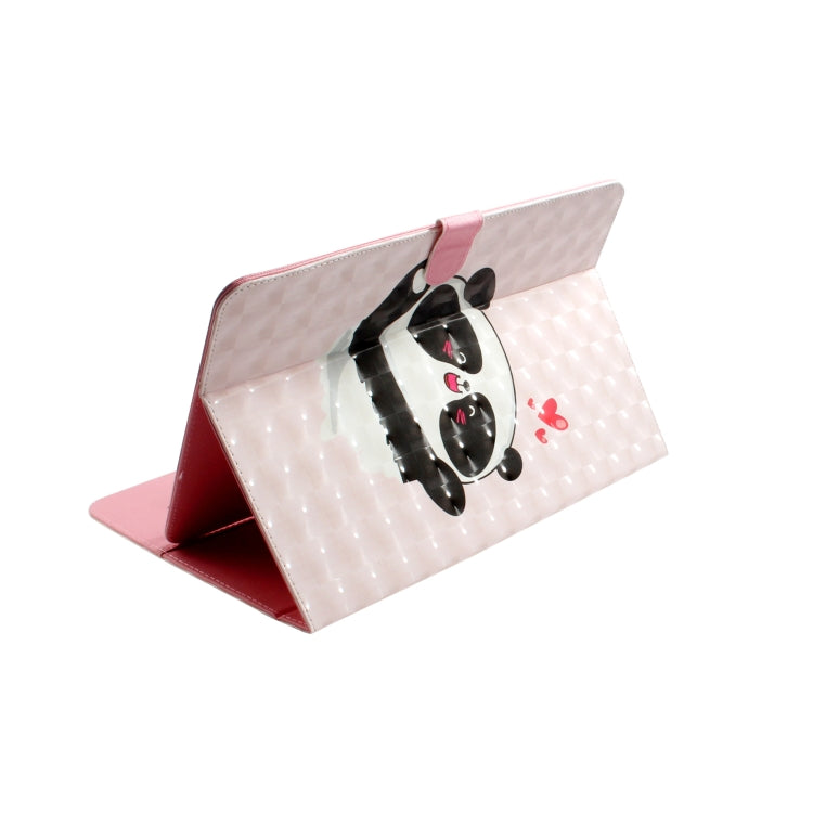 3D Colored Drawing Universal Horizontal Flip Leather Case, with Holder & Card Slot & Wallet for 7 inch Tablet PC(Love Bear) - 7 inch by buy2fix | Online Shopping UK | buy2fix
