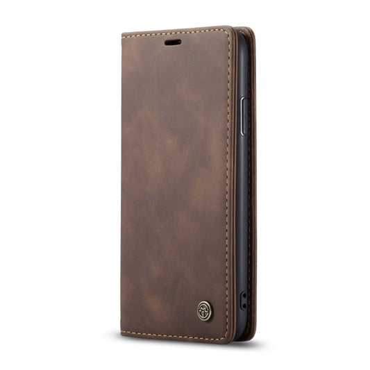 CaseMe-013 Multifunctional Horizontal Flip Leather Case with Card Slot & Holder & Wallet for iPhone 11(coffee) by CaseMe