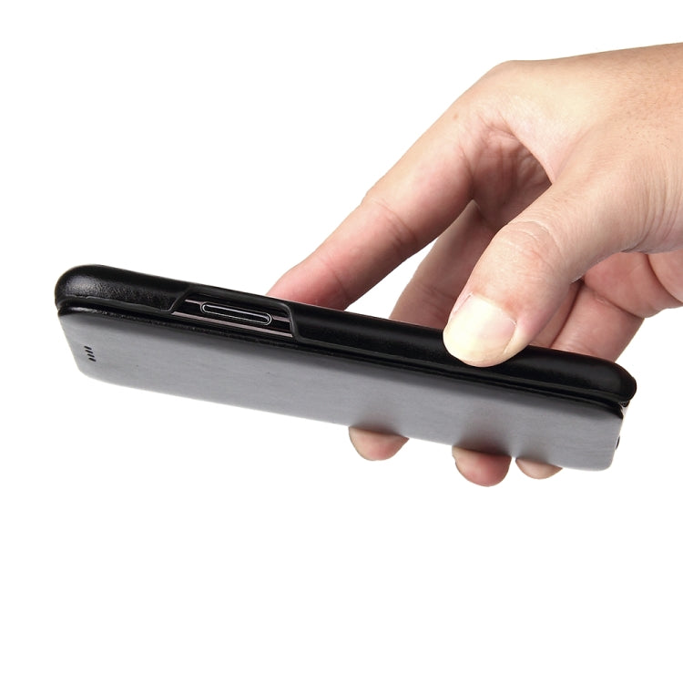 For iPhone 11 Fierre Shann Business Magnetic Horizontal Flip Genuine Leather Case (Black) - iPhone 11 Cases by FIERRE SHANN | Online Shopping UK | buy2fix