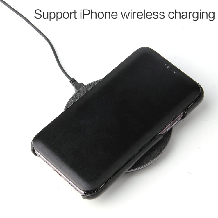 For iPhone 11 Fierre Shann Business Magnetic Horizontal Flip Genuine Leather Case (Black) - iPhone 11 Cases by FIERRE SHANN | Online Shopping UK | buy2fix
