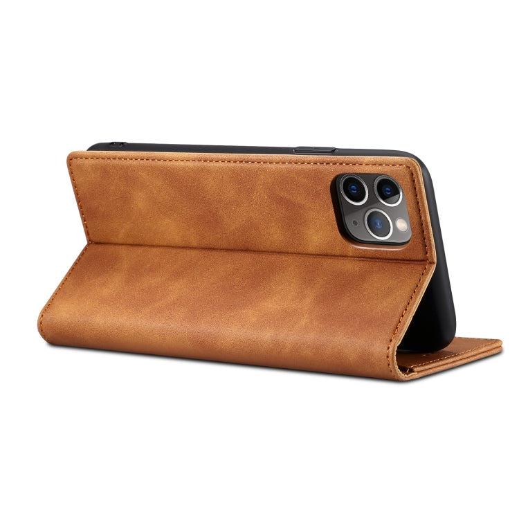 For iPhone 11 Pro Max GUSSIM GS-001 Business Style Horizontal Flip Skin Feel PU Leather Case with Holder & Card Slots & Wallet & Photo Frame (Gray) - iPhone 11 Pro Max Cases by GUSSIM | Online Shopping UK | buy2fix