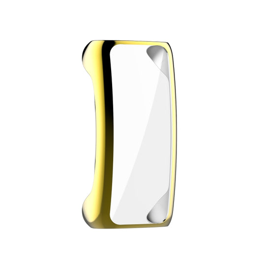 For Fitbit Inspire 2 Full Coverage PC Protective Case Cover(Gold) by buy2fix