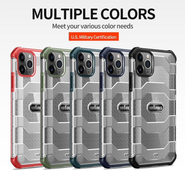 For iPhone 12 / 12 Pro wlons Explorer Series PC+TPU Protective Case(Green) - iPhone 12 / 12 Pro Cases by wlons | Online Shopping UK | buy2fix