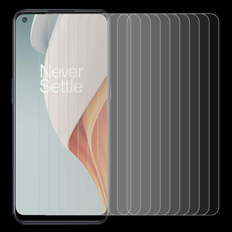 For OnePlus Nord N100 10 PCS 0.26mm 9H 2.5D Tempered Glass Film by buy2fix