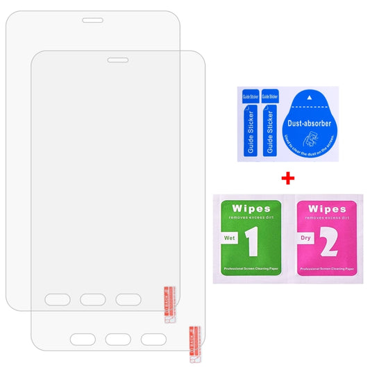 For Samsung Galaxy Tab Active 3 2 PCS 9H HD Explosion-proof Tempered Glass Film by buy2fix