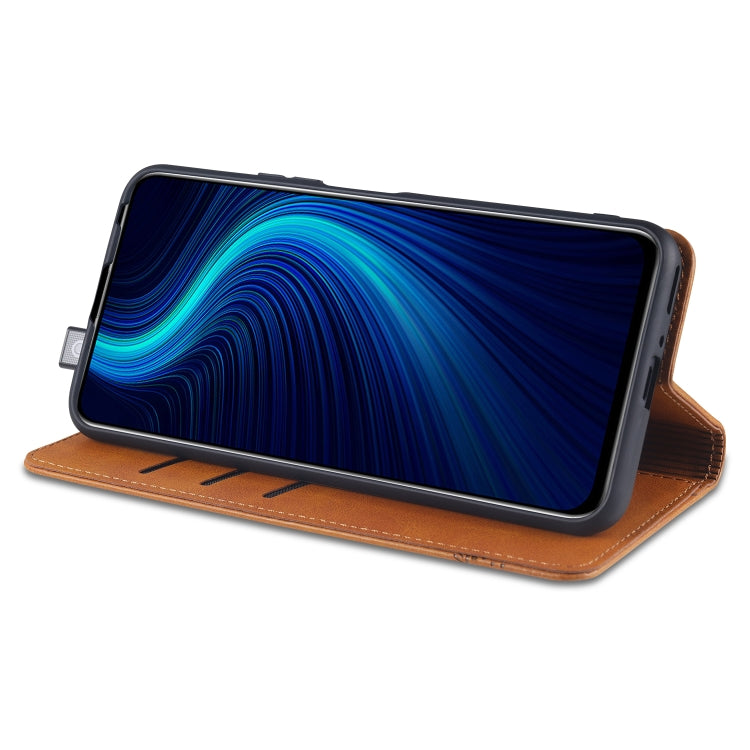 For Huawei Enjoy 20 Plus 5G AZNS Magnetic Calf Texture Horizontal Flip Leather Case with Card Slots & Holder & Wallet(Red) - Huawei Cases by AZNS | Online Shopping UK | buy2fix