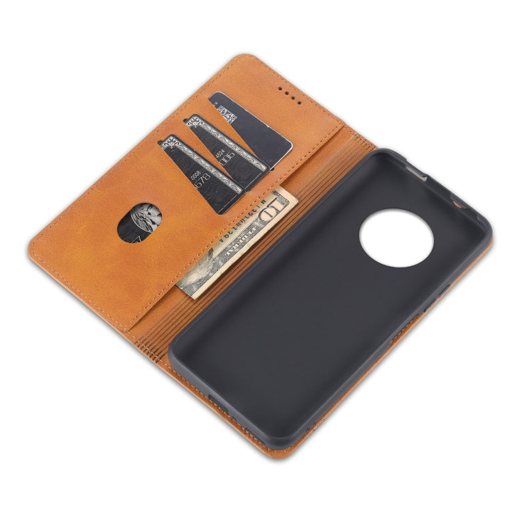 For Huawei Enjoy 20 Plus 5G AZNS Magnetic Calf Texture Horizontal Flip Leather Case with Card Slots & Holder & Wallet(Red) - Huawei Cases by AZNS | Online Shopping UK | buy2fix