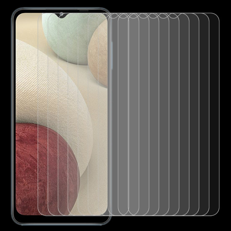 10 PCS For Samsung Galaxy A12 5G / A12 / A12 Nacho / M12 / A13 5G 0.26mm 9H 2.5D Tempered Glass Film by buy2fix