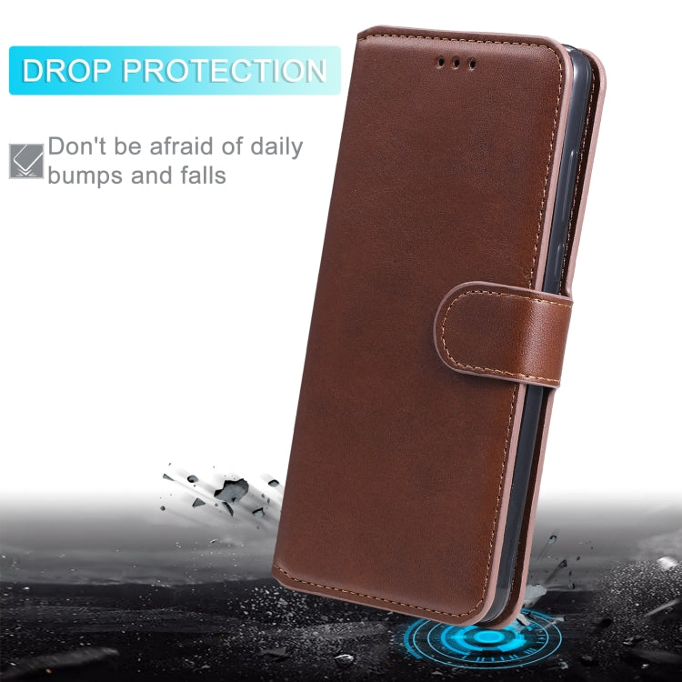 For OPPO A53 / A53S / A32 Classic Calf Texture PU + TPU Horizontal Flip Leather Case, with Holder & Card Slots & Wallet(Rose Gold) by buy2fix