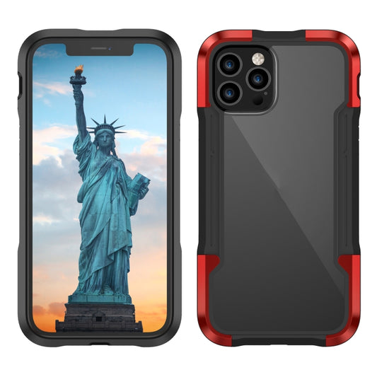 For iPhone 12 mini iPAKY Thunder Series Aluminum alloy Shockproof Protective Case (Red) - iPhone 12 mini Cases by iPAKY | Online Shopping UK | buy2fix