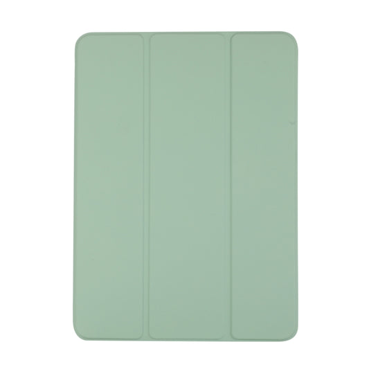 3-folding Skin Texture Horizontal Flip TPU + PU Leather Case with Holder For iPad Air 11 2024 / 2022 / 2020 10.9 (Mint Green) by buy2fix