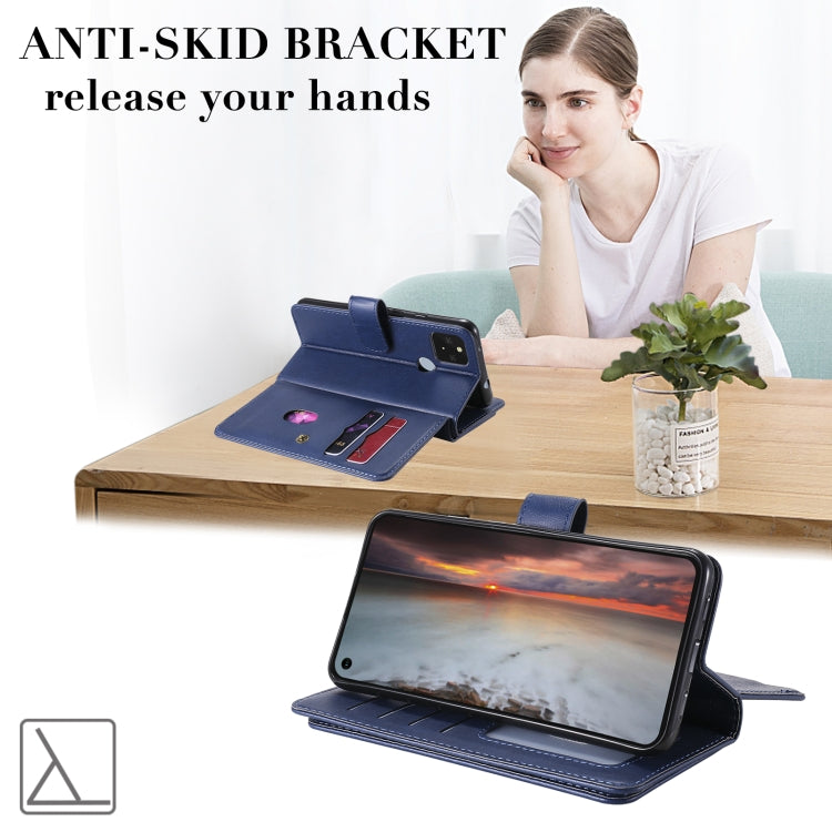 For Google Pixel 5 XL Multifunctional Magnetic Copper Buckle Horizontal Flip Leather Case with Bracket & 10 Card Slots & Wallet & Photo Frame(Purple) - Google Cases by buy2fix | Online Shopping UK | buy2fix