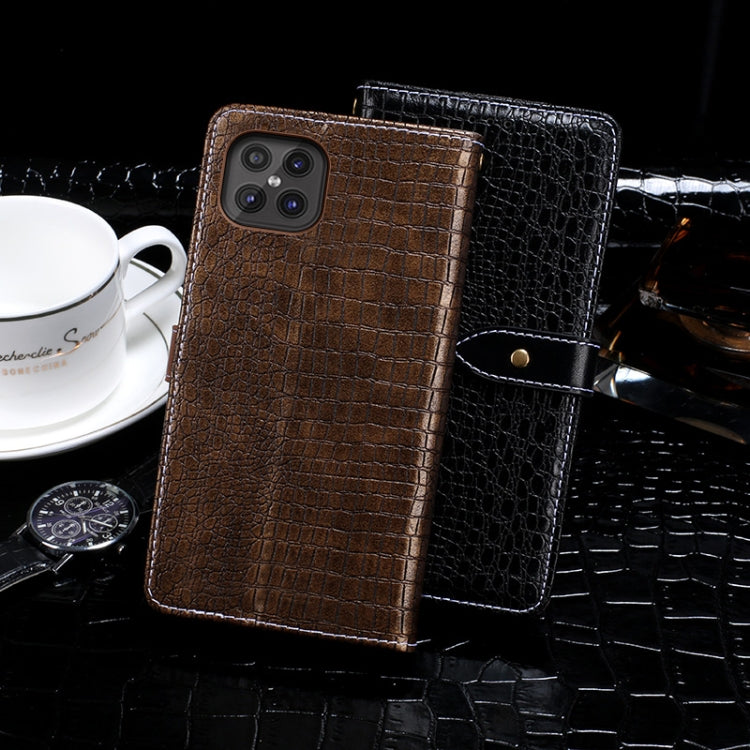 For Cubot C30 idewei Crocodile Texture Horizontal Flip Leather Case with Holder & Card Slots & Wallet(Black) - More Brand by idewei | Online Shopping UK | buy2fix