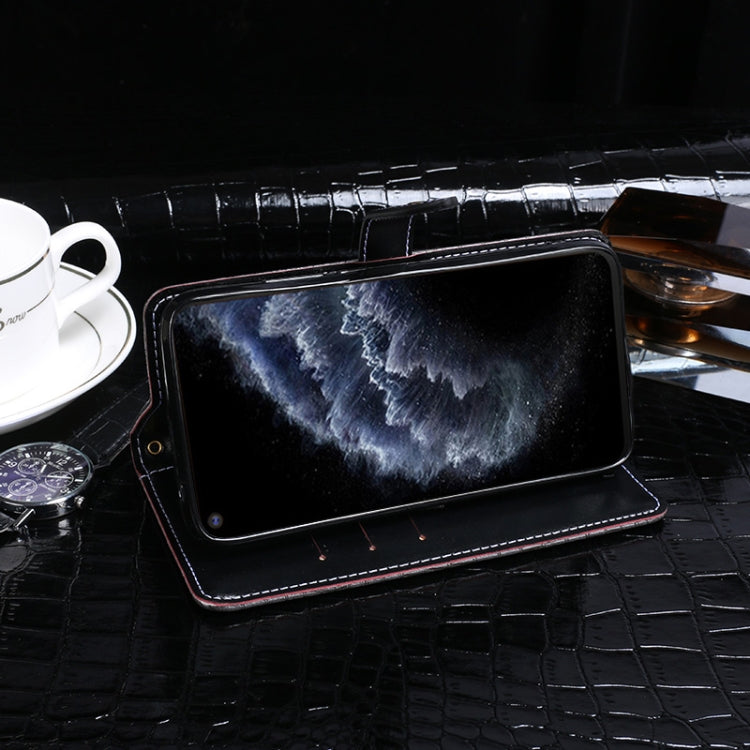 For Cubot C30 idewei Crocodile Texture Horizontal Flip Leather Case with Holder & Card Slots & Wallet(Black) - More Brand by idewei | Online Shopping UK | buy2fix