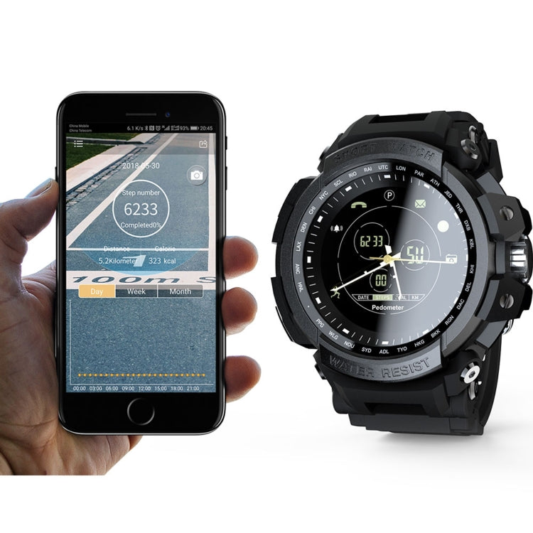 Lokmat MK28 1.4 inch FSTN Screen IP68 Waterproof Smart Watch, Support Information Reminder / Remote Camera / Sport Record(Blue) - Smart Watches by Lokmat | Online Shopping UK | buy2fix