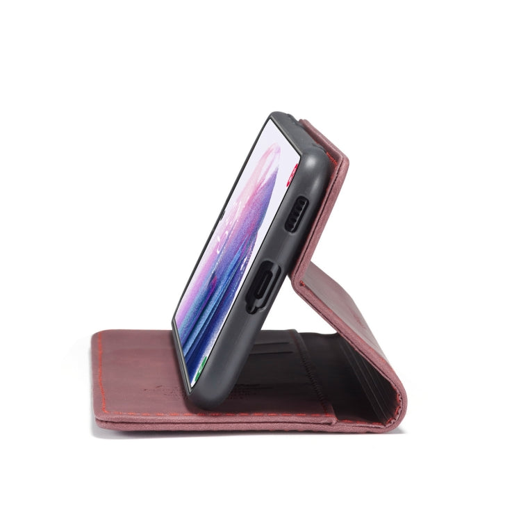For Samsung Galaxy S21 5G CaseMe 013 Multifunctional Horizontal Flip Leather Case with Holder & Card Slot & Wallet(Wine Red) - Galaxy S21 5G Cases by CaseMe | Online Shopping UK | buy2fix