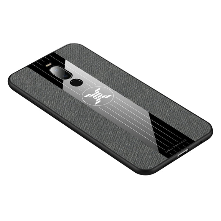 For Meizu Note 8 XINLI Stitching Cloth Texture Shockproof TPU Protective Case(Grey) - Meizu by XINLI | Online Shopping UK | buy2fix