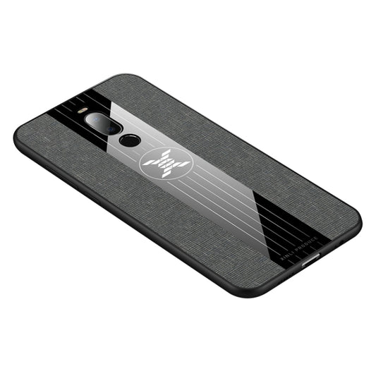 For Meizu Note 8 XINLI Stitching Cloth Texture Shockproof TPU Protective Case(Grey) - More Brand by XINLI | Online Shopping UK | buy2fix