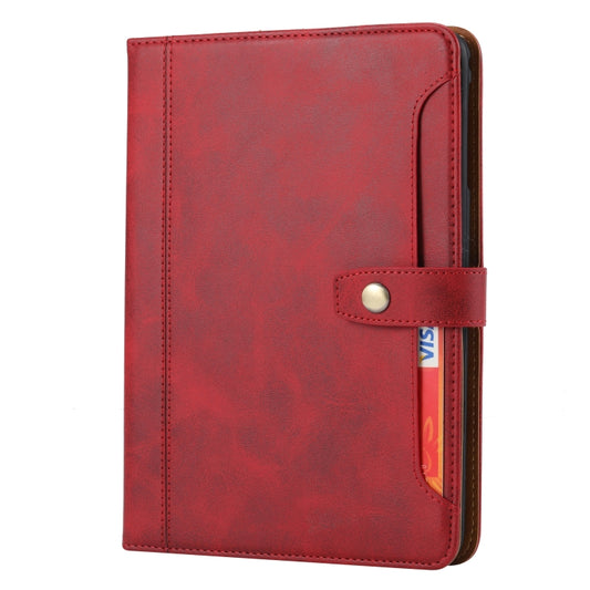 Calf Texture Double Fold Clasp Horizontal Flip Leather Case with Photo Frame & Holder & Card Slots & Wallet For iPad mini 5 / mini 4 / mini 3(Red) - iPad mini (2019) / mini 5 Cases by buy2fix | Online Shopping UK | buy2fix